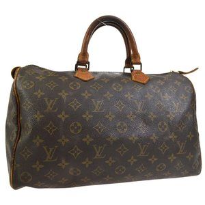 Auth Louis Vuitton Speedy 35 Hand Bag #8538L14